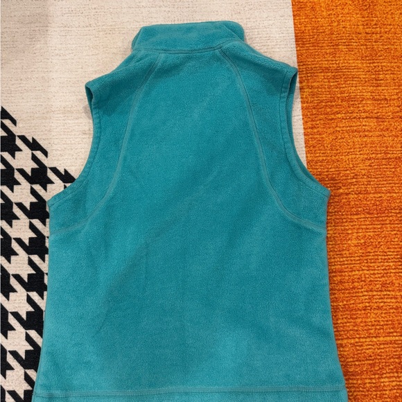 Columbia Turquoise Teal Full Zip Vest Jacket Women's Small - Picture 3 of 4